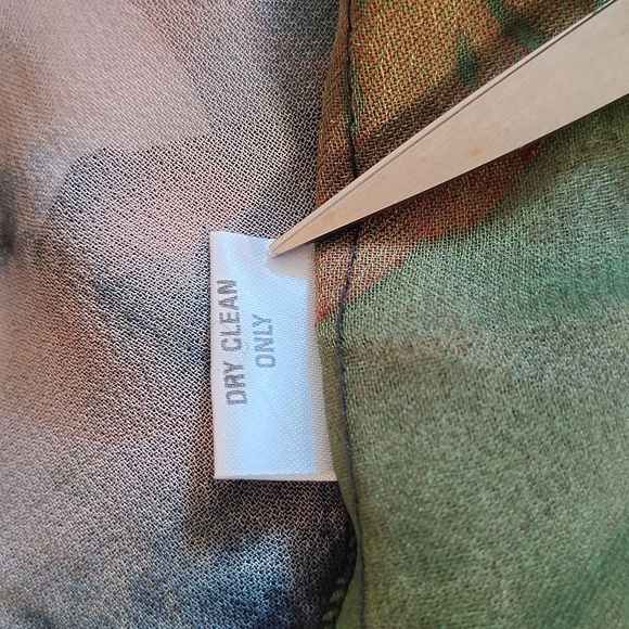 Sterling Styles Multicolor Silk Kimono Duster Patchwork XL 3/4 Sleeve Colorful - Picture 14 of 14